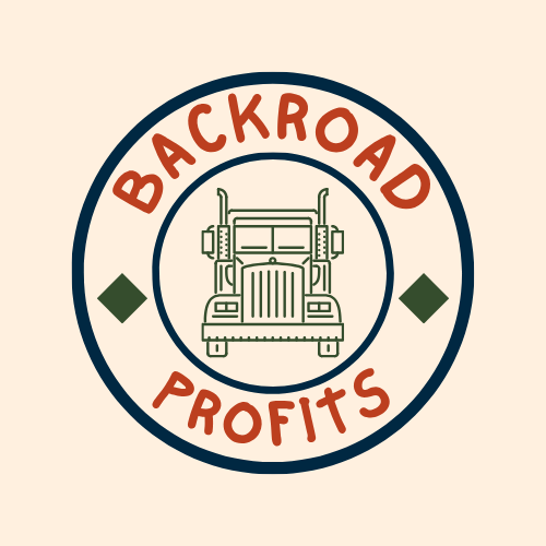 Logo Backroad Profits - truck